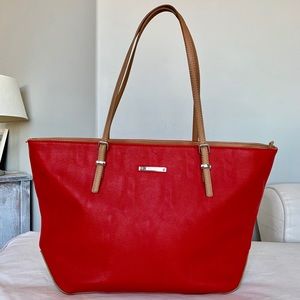 NINE WEST Red Tote Bag New !!!